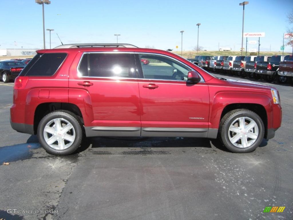 Merlot Jewel Metallic 2011 GMC Terrain SLE Exterior Photo #44670822