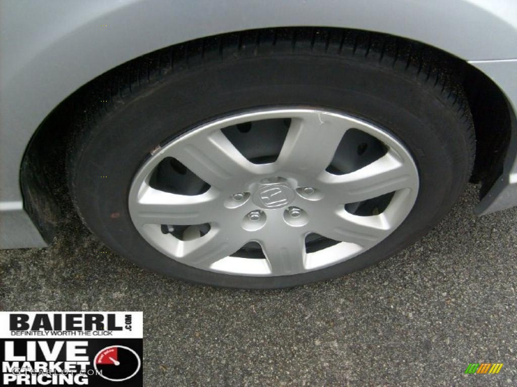 2008 Civic LX Sedan - Alabaster Silver Metallic / Gray photo #8