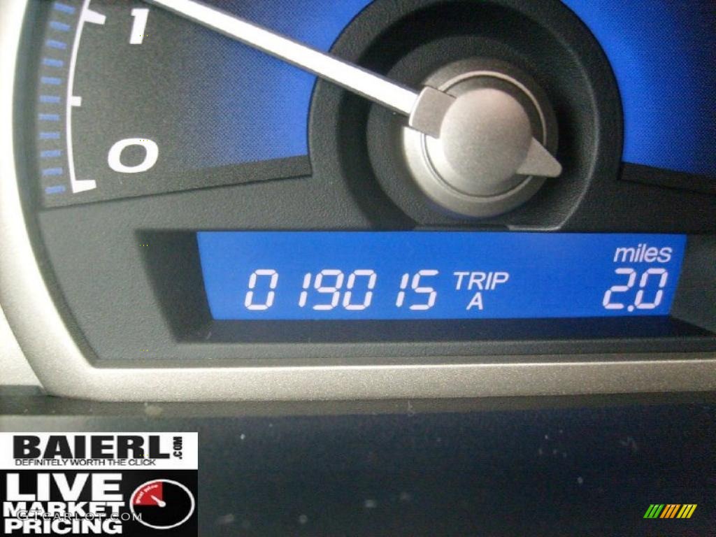 2008 Civic LX Sedan - Alabaster Silver Metallic / Gray photo #20