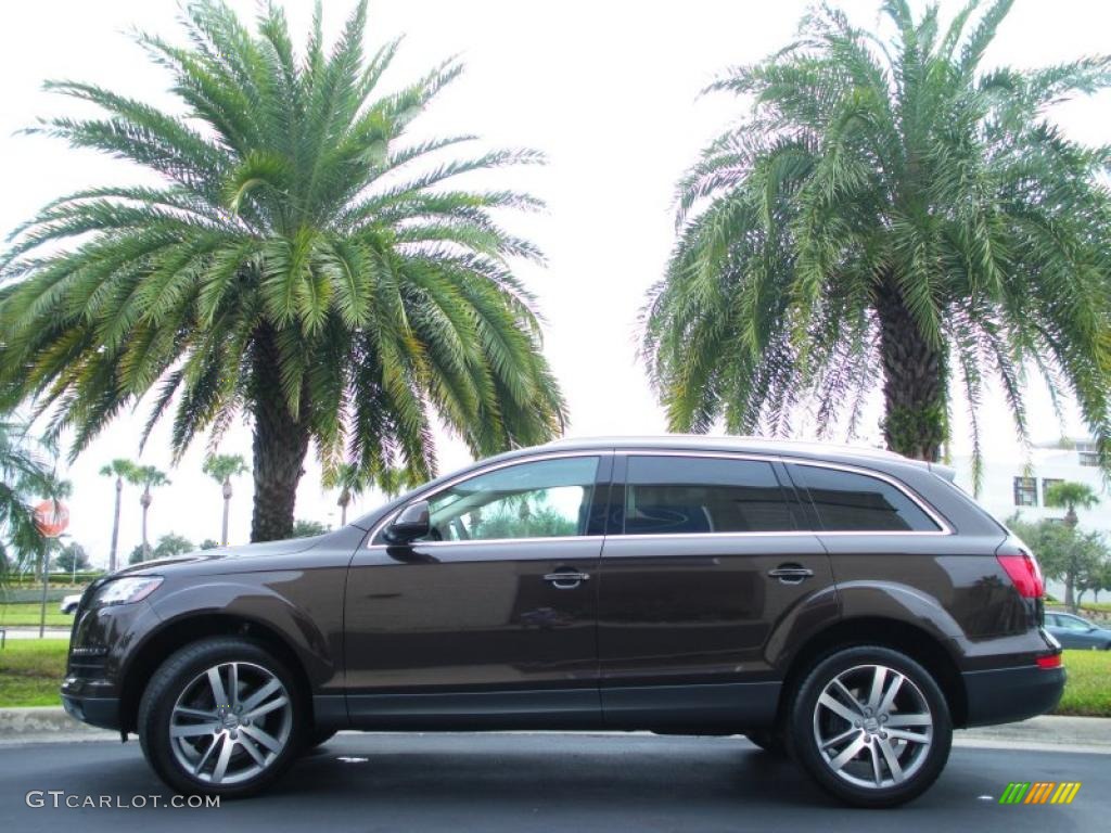 Teak Brown Metallic 2010 Audi Q7 3.6 Premium quattro Exterior Photo #44671719