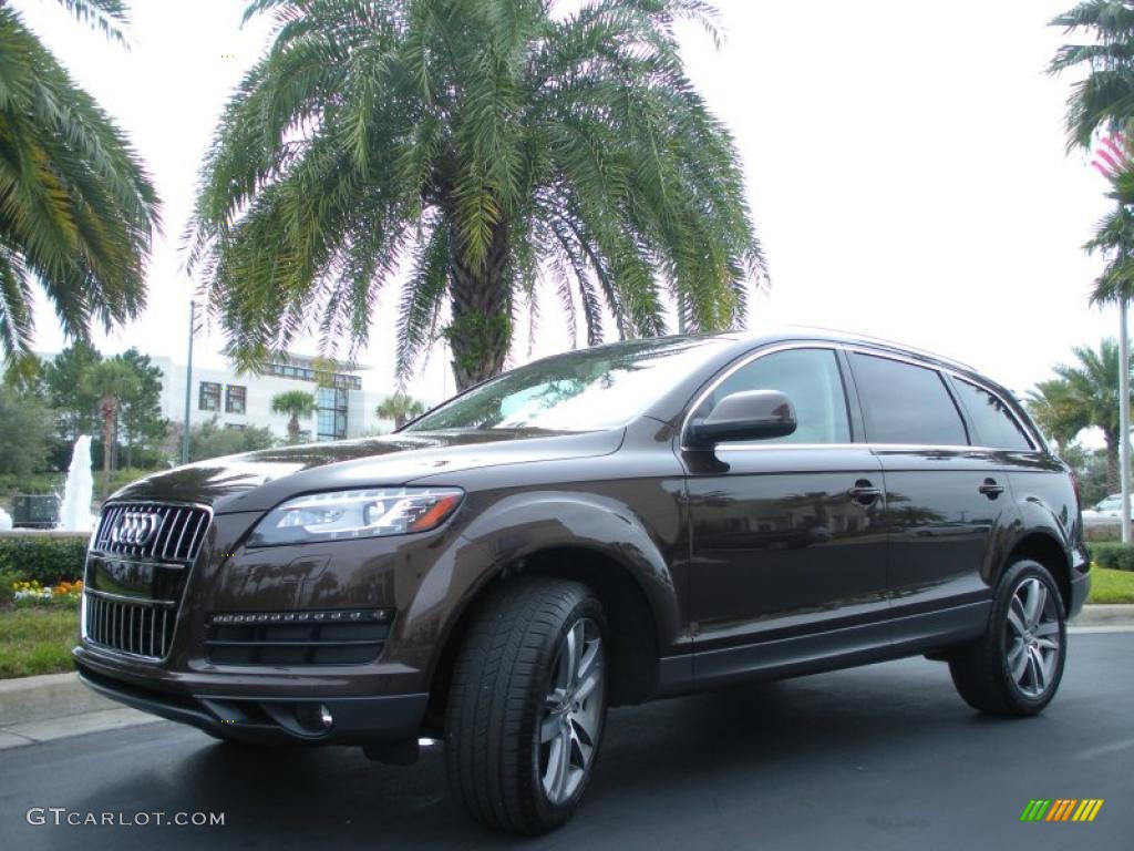 Teak Brown Metallic 2010 Audi Q7 3.6 Premium quattro Exterior Photo #44671735
