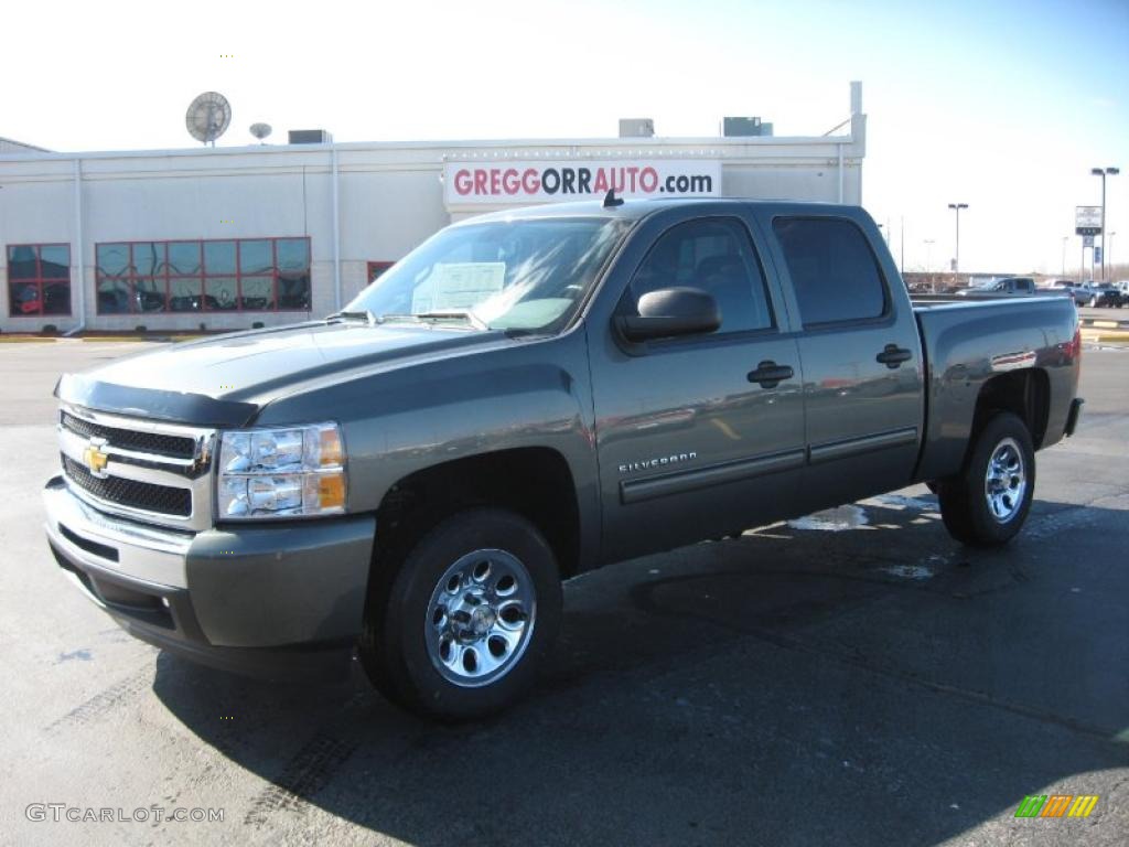 Steel Green Metallic Chevrolet Silverado 1500