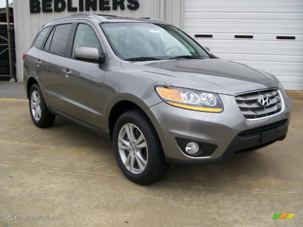 Mineral Gray 2011 Hyundai Santa Fe SE Exterior Photo #44673651