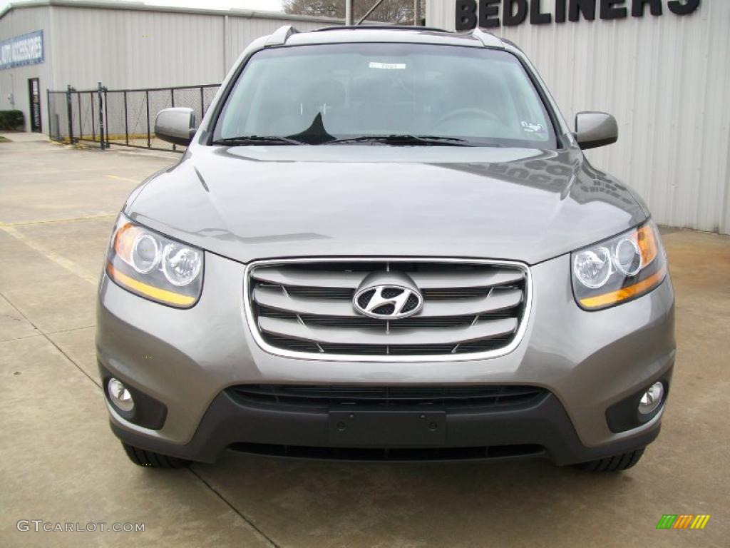 Mineral Gray 2011 Hyundai Santa Fe SE Exterior Photo #44673779