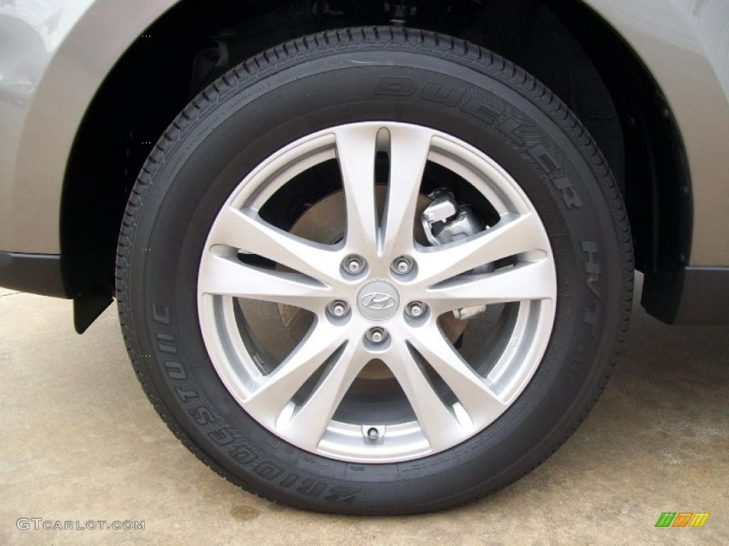 2011 Hyundai Santa Fe SE Wheel Photo #44673811