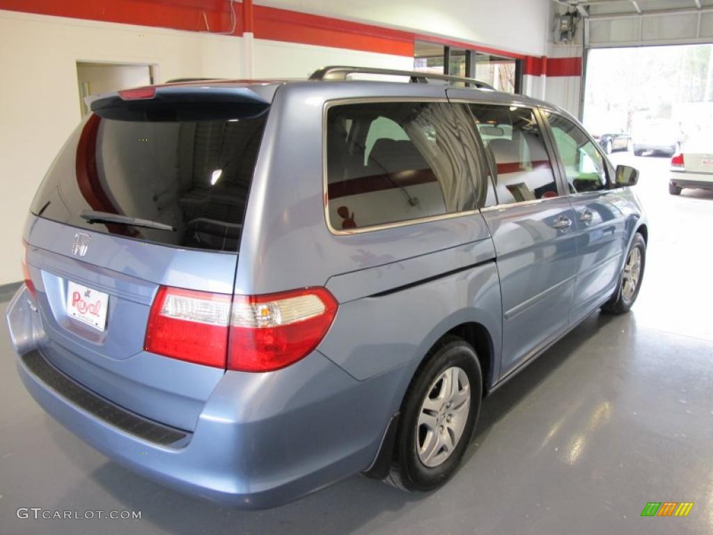 2007 Odyssey EX-L - Ocean Mist Metallic / Gray photo #6