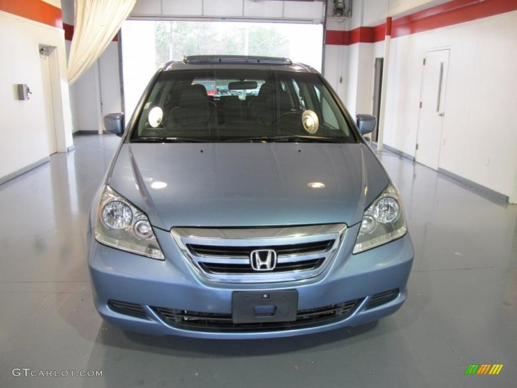 2007 Odyssey EX-L - Ocean Mist Metallic / Gray photo #8