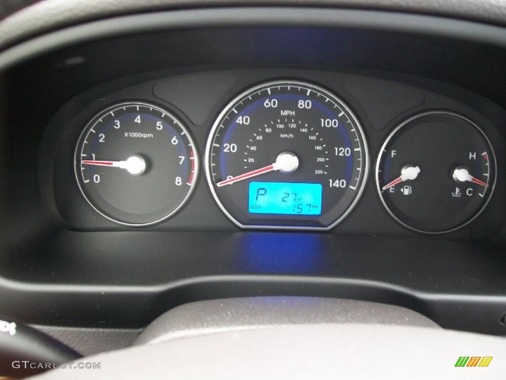 2011 Hyundai Santa Fe SE Gauges Photo #44674251