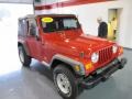 2006 Flame Red Jeep Wrangler Sport 4x4  photo #6