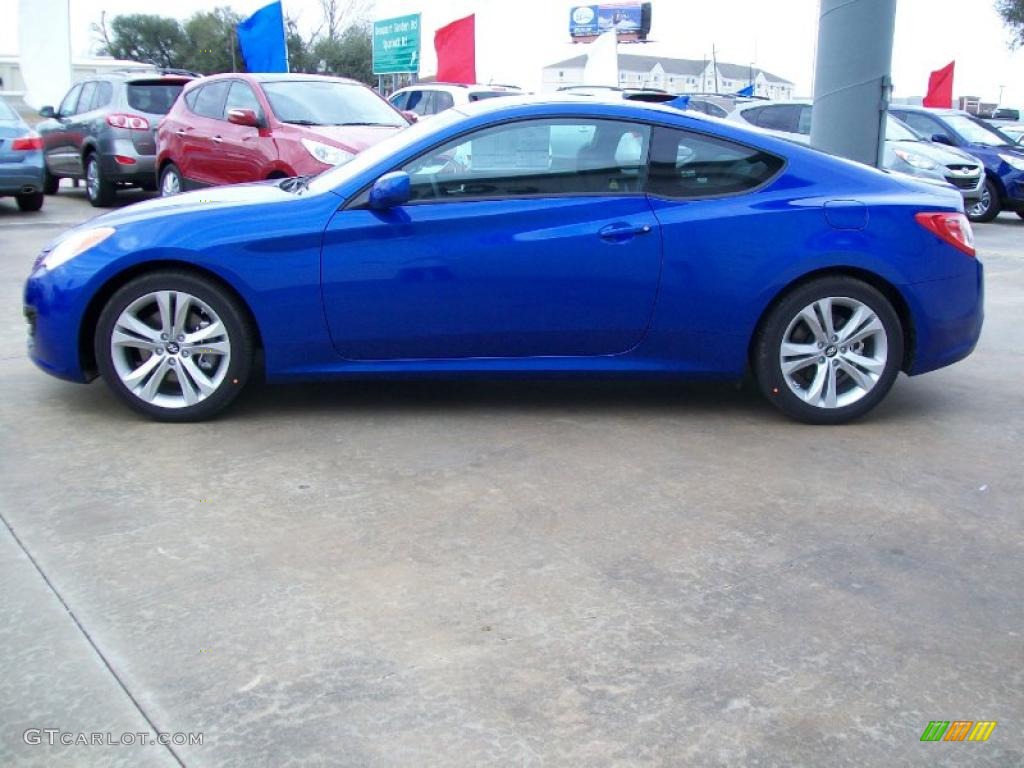 Mirabeau Blue 2011 Hyundai Genesis Coupe 2.0T Exterior Photo #44675071