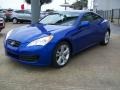 2011 Mirabeau Blue Hyundai Genesis Coupe 2.0T  photo #7