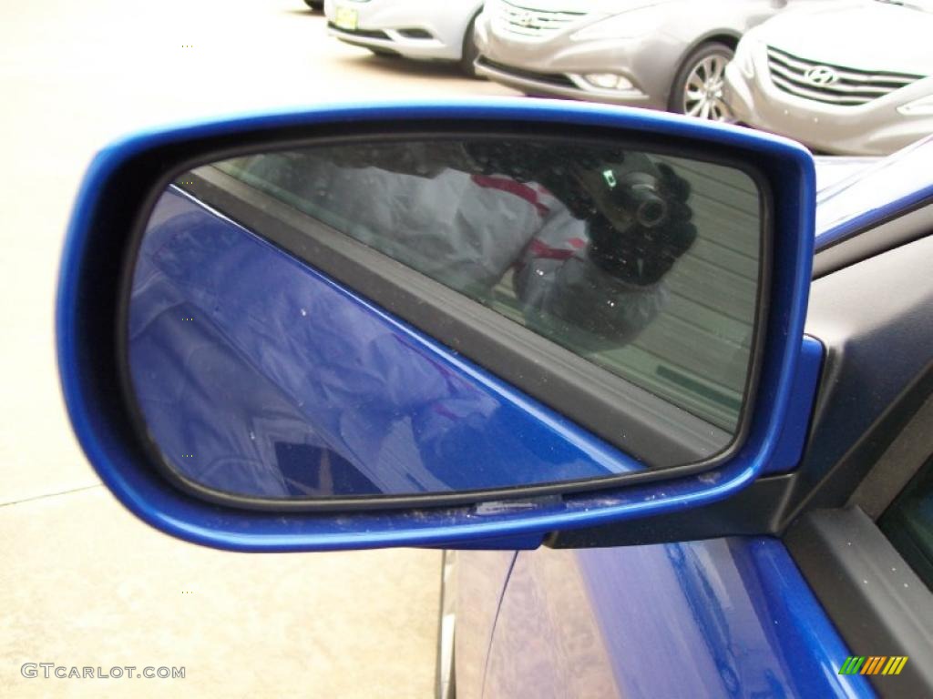 2011 Genesis Coupe 2.0T - Mirabeau Blue / Black Cloth photo #12