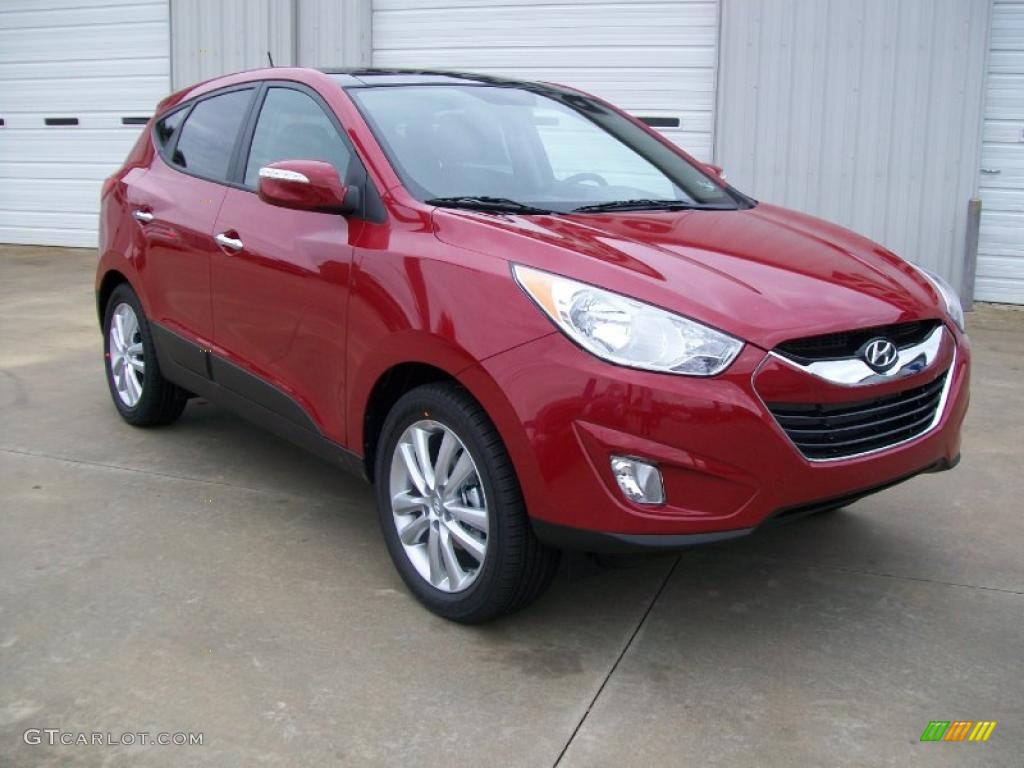 2011 Tucson Limited - Garnet Red / Taupe photo #1