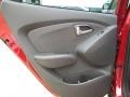 Taupe 2011 Hyundai Tucson Limited Door Panel