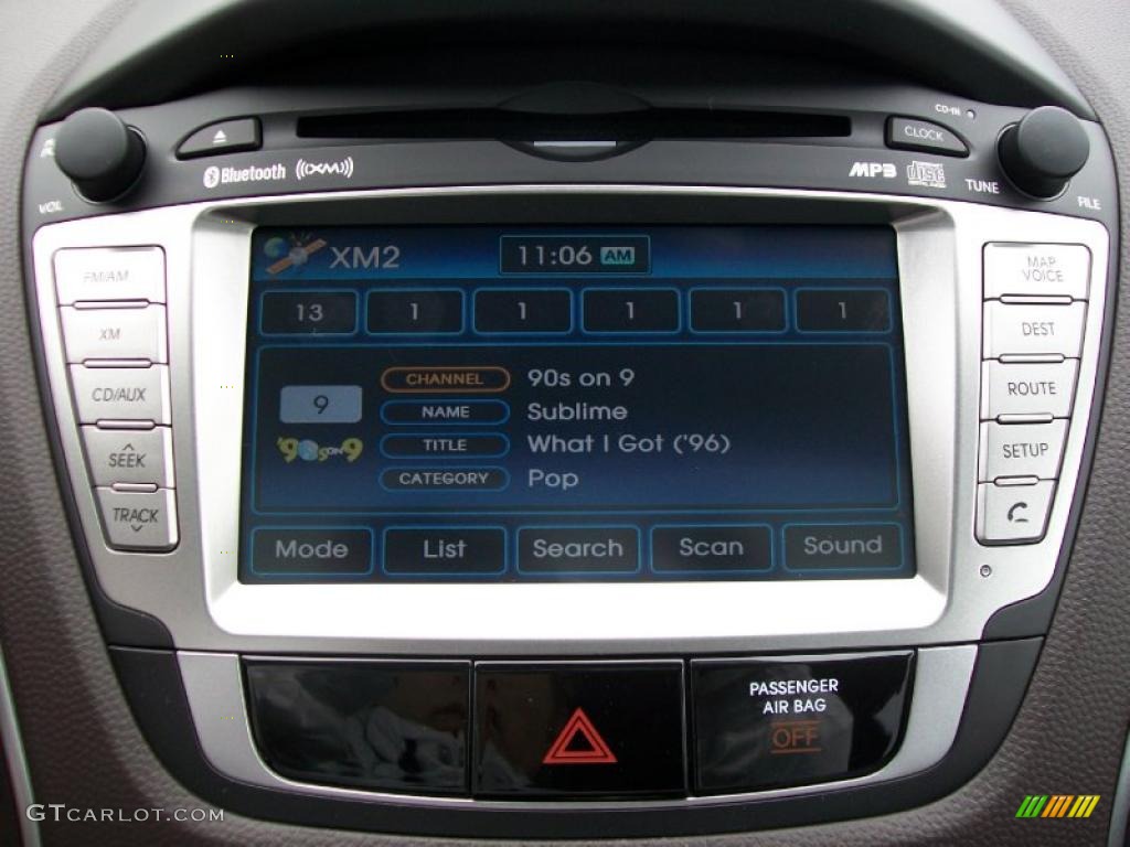 2011 Hyundai Tucson Limited Controls Photo #44675923