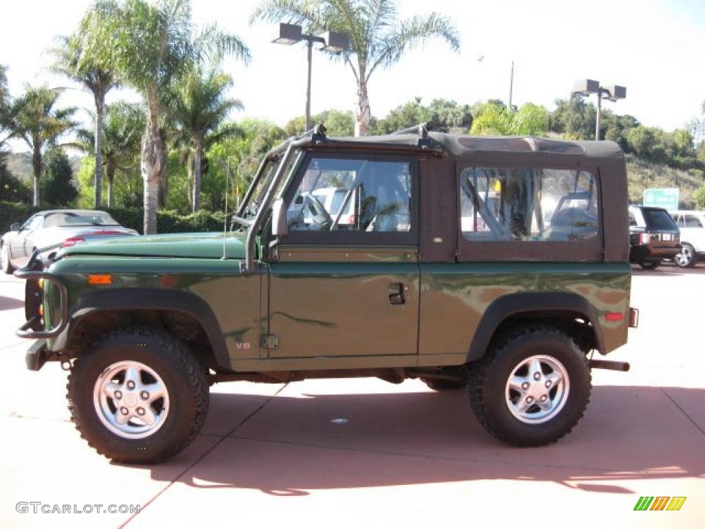 1994 Defender 90 Soft Top - Coniston Green / Black photo #3