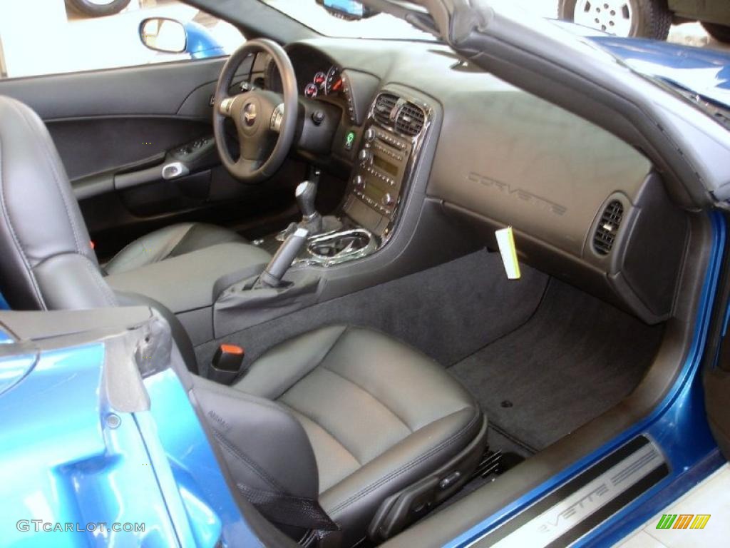 2010 Chevrolet Corvette Convertible Ebony Black Dashboard Photo #44677759