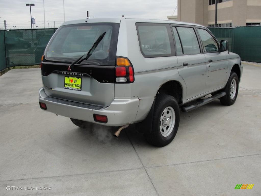 2000 Montero Sport ES - Seattle Silver Metallic / Gray photo #3