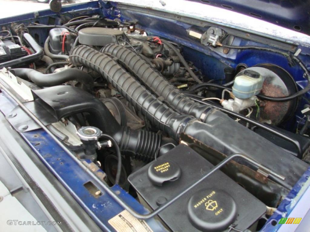1995 Ford F350 XL Regular Cab Chassis Stake Truck 5.8 Liter OHV 16-Valve V8 Engine Photo #44679043