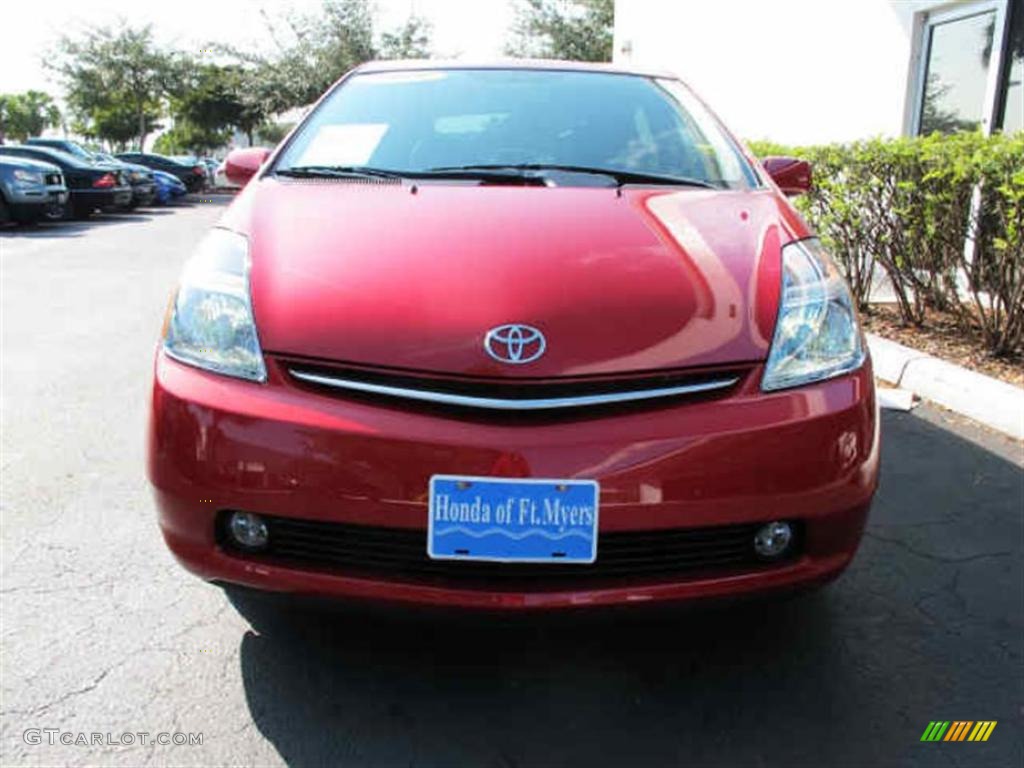 2009 Prius Hybrid Touring - Barcelona Red Metallic / Dark Gray photo #7