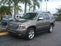 2011 Mocha Steel Metallic Chevrolet Tahoe LTZ  photo #1