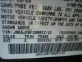 KH3: Black Obsidian 2009 Infiniti EX 35 Journey AWD Color Code
