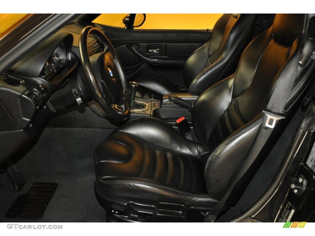 Black Interior 1998 BMW M Roadster Photo #44683327