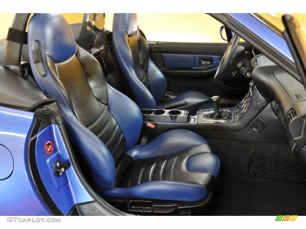 Estoril Blue Interior 2000 BMW M Roadster Photo #44683727