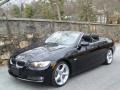 2008 Jet Black BMW 3 Series 335i Convertible  photo #2