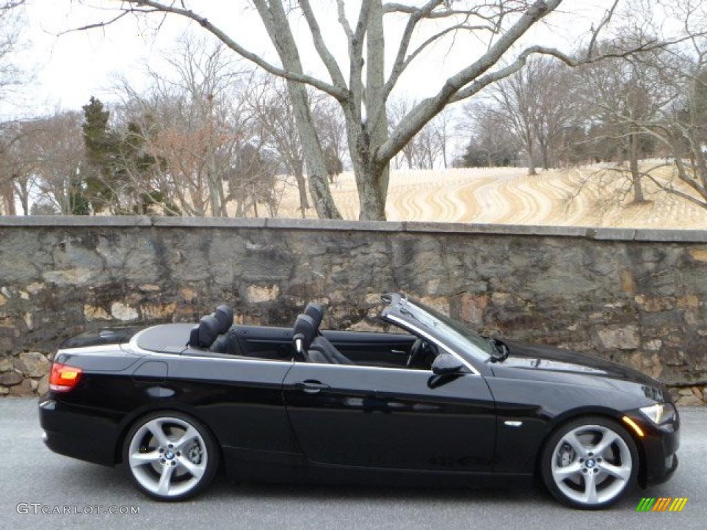 2008 3 Series 335i Convertible - Jet Black / Black photo #15