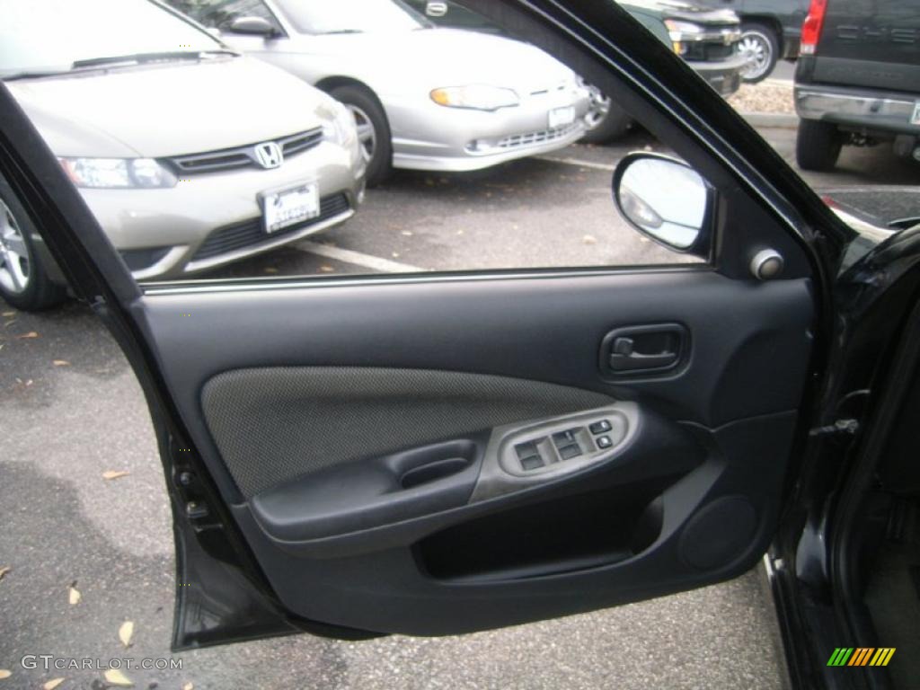 2003 Nissan Sentra SE-R Spec V Black Door Panel Photo #44684331