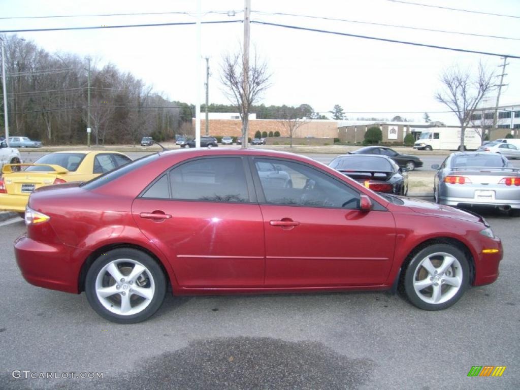 Dark Cherry Metallic 2006 Mazda MAZDA6 s Sedan Exterior Photo #44684471