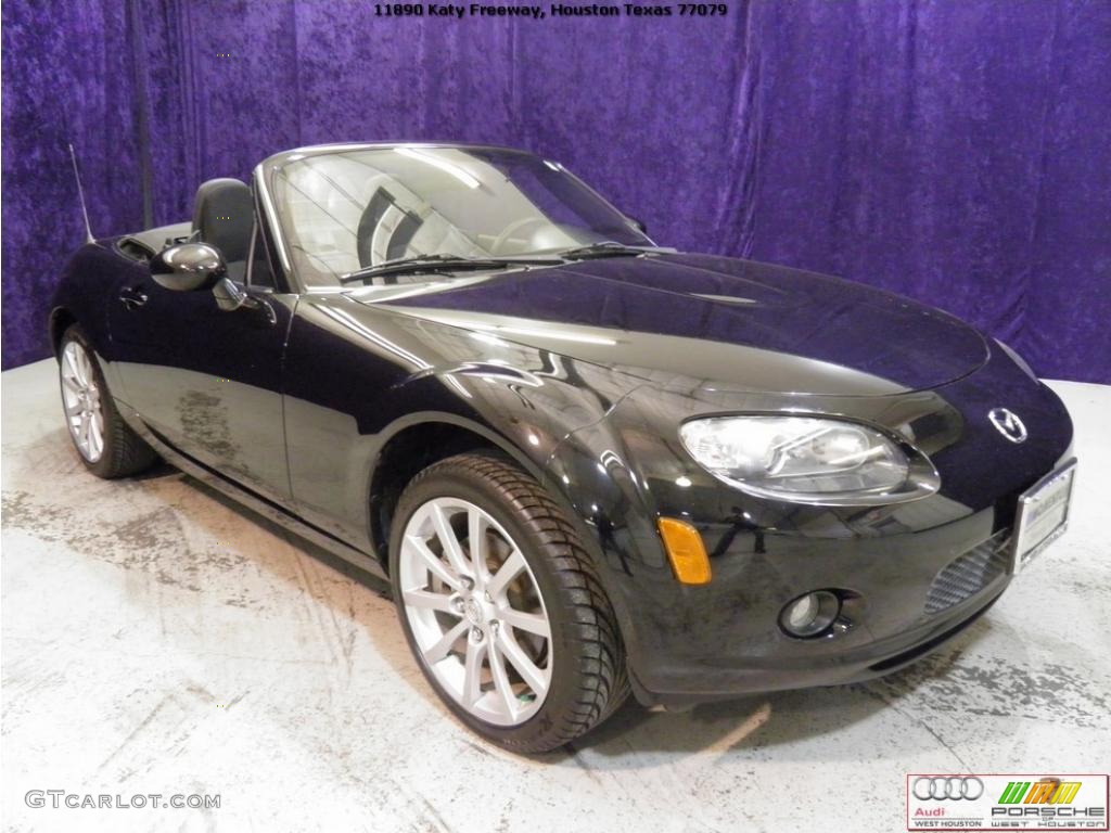 2007 MX-5 Miata Touring Roadster - Brilliant Black / Black photo #1