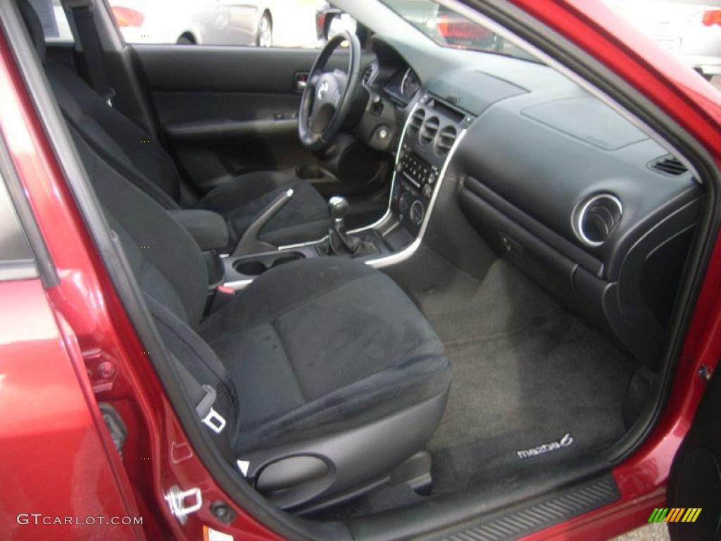 2006 Mazda MAZDA6 s Sedan Black Dashboard Photo #44684579