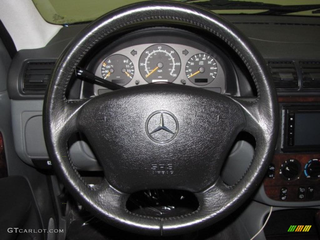 1999 Mercedes-Benz ML 430 4Matic Grey Steering Wheel Photo #44685651