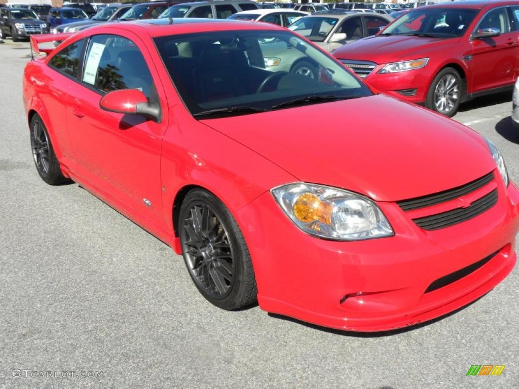 2006 Cobalt SS Supercharged Coupe - Victory Red / Ebony/Red photo #1