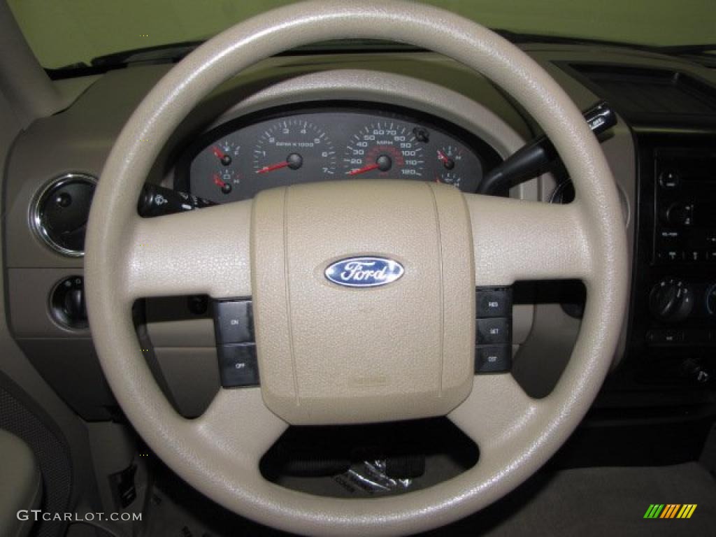 2006 F150 XLT SuperCrew 4x4 - Dark Stone Metallic / Tan photo #7