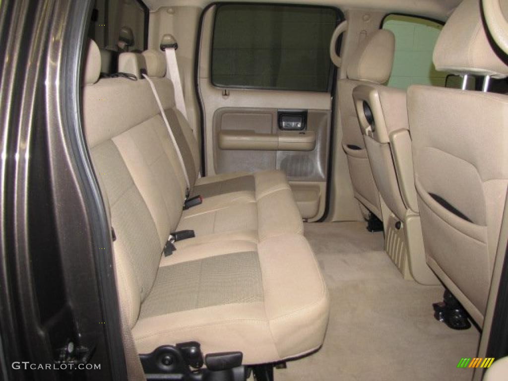 2006 F150 XLT SuperCrew 4x4 - Dark Stone Metallic / Tan photo #13