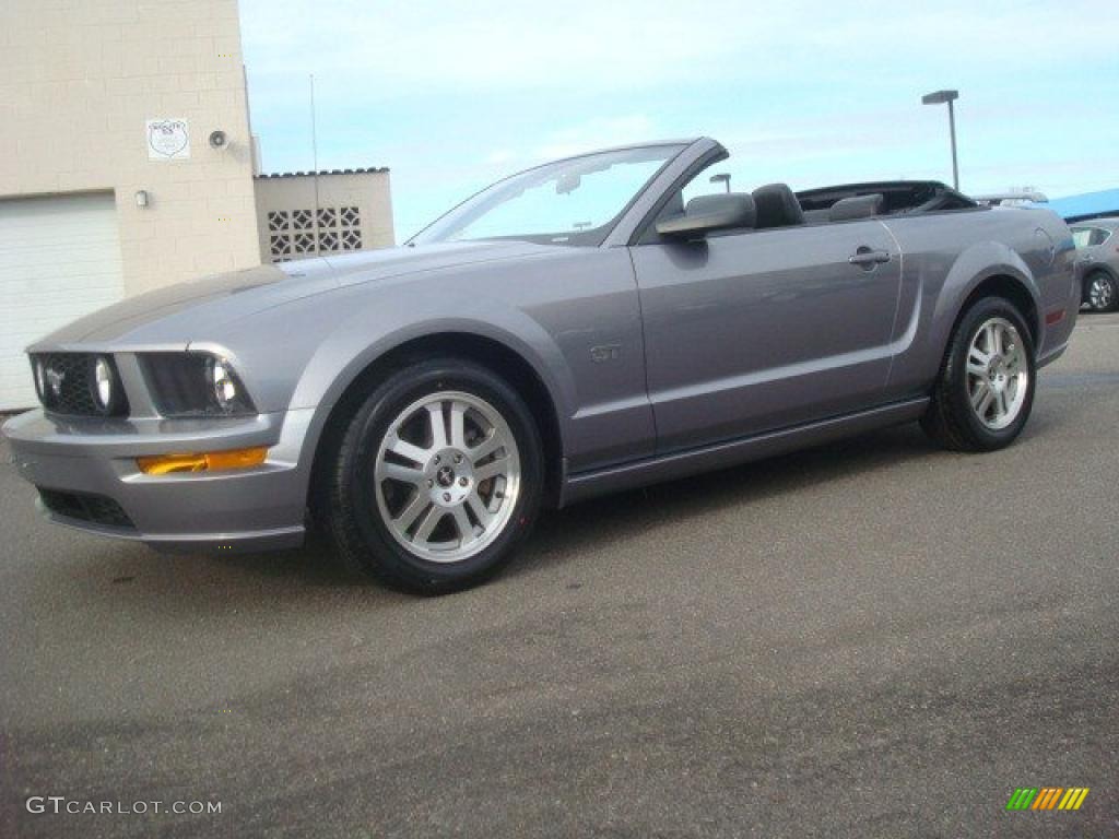 2006 Mustang GT Premium Convertible - Tungsten Grey Metallic / Dark Charcoal photo #8