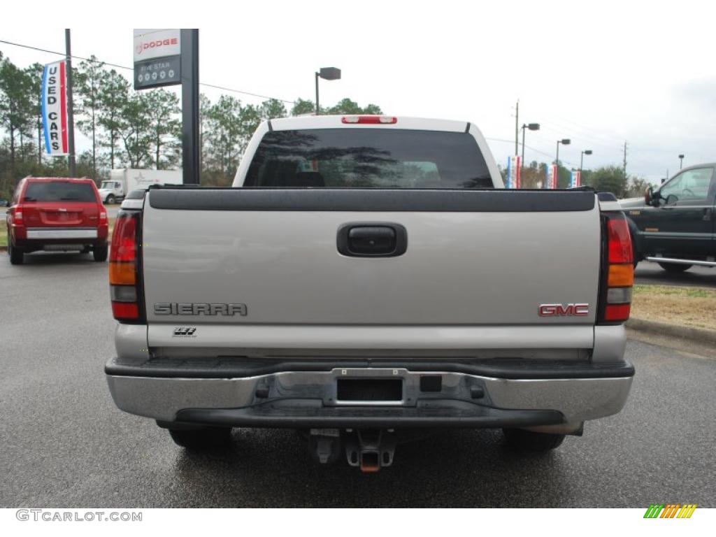 2006 Sierra 1500 SLE Crew Cab - Silver Birch Metallic / Dark Pewter photo #4
