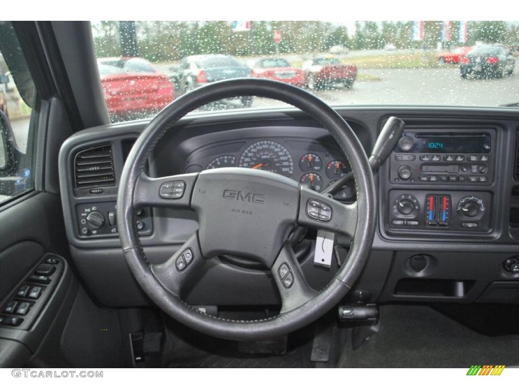 2006 Sierra 1500 SLE Crew Cab - Silver Birch Metallic / Dark Pewter photo #17