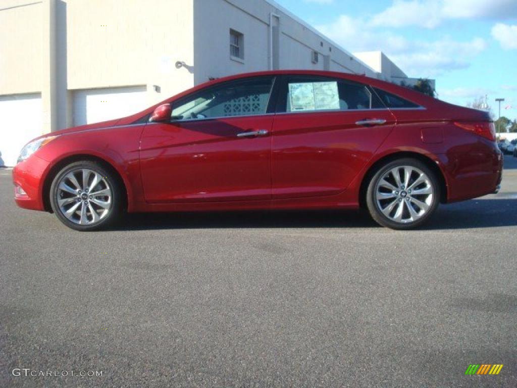 Venetian Red 2011 Hyundai Sonata SE Exterior Photo #44689313