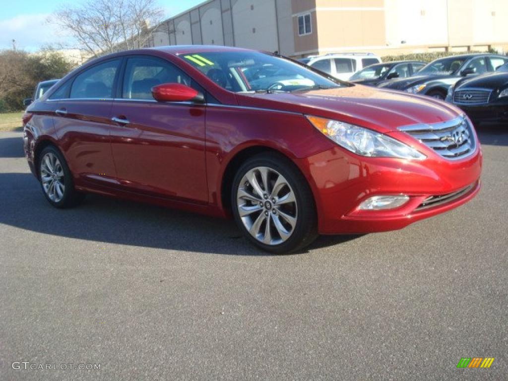 Venetian Red 2011 Hyundai Sonata SE Exterior Photo #44689361