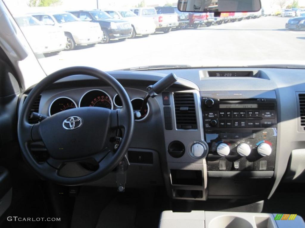 2011 Tundra Double Cab - Super White / Graphite Gray photo #14