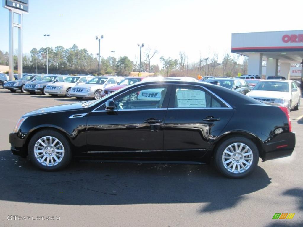 2011 CTS 3.0 Sedan - Black Raven / Light Titanium photo #2