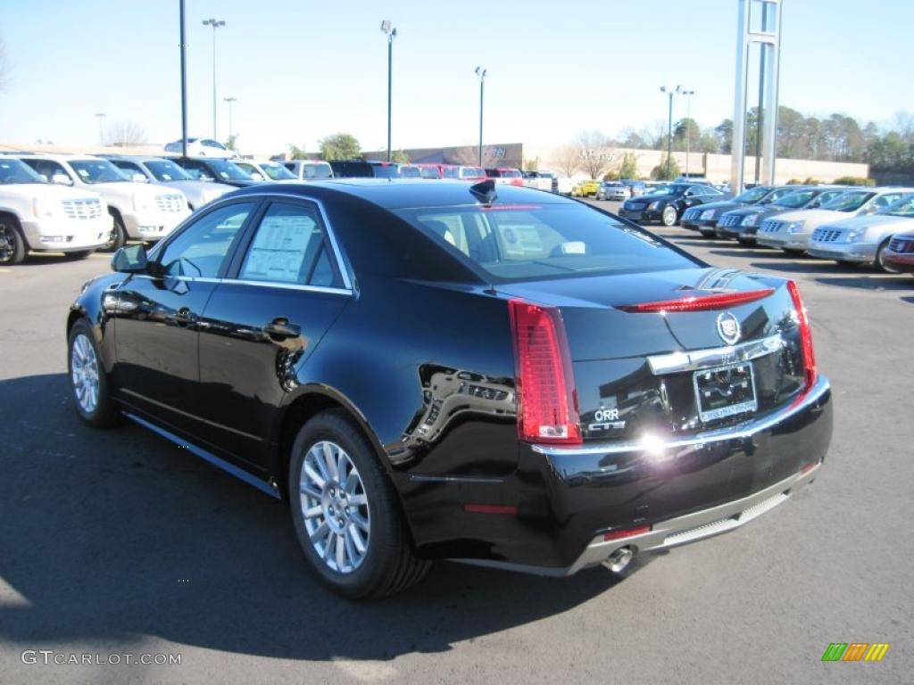 2011 CTS 3.0 Sedan - Black Raven / Light Titanium photo #3