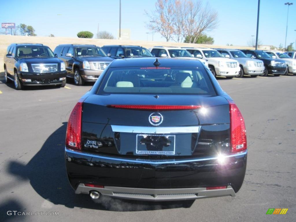 2011 CTS 3.0 Sedan - Black Raven / Light Titanium photo #4