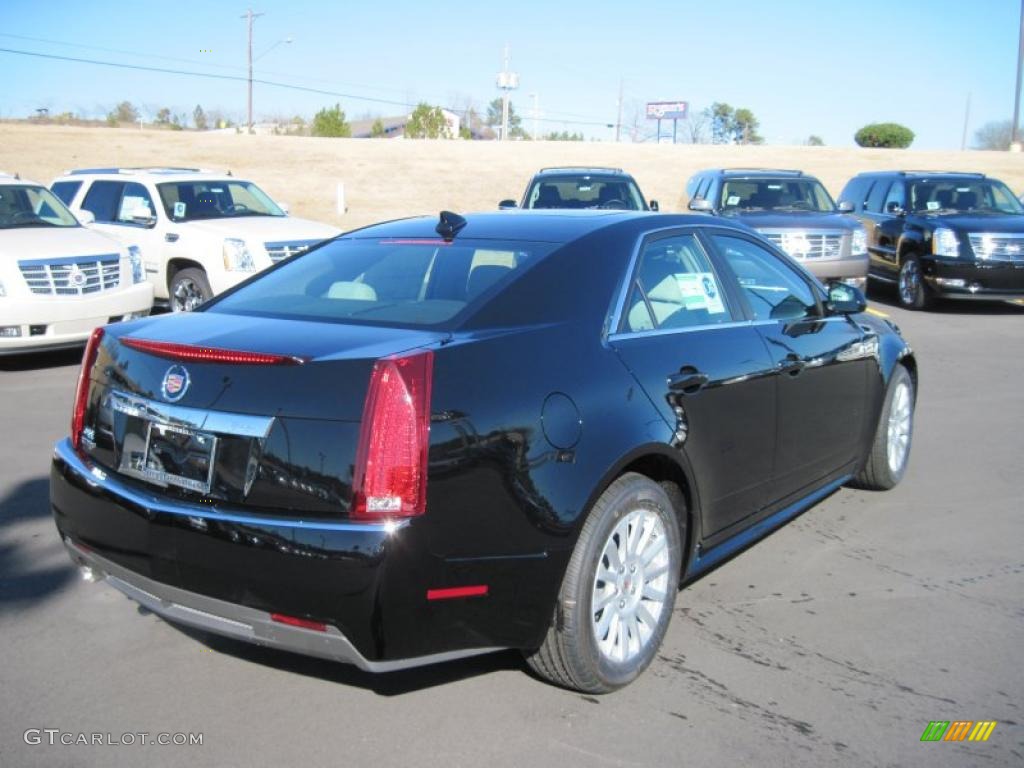 2011 CTS 3.0 Sedan - Black Raven / Light Titanium photo #5