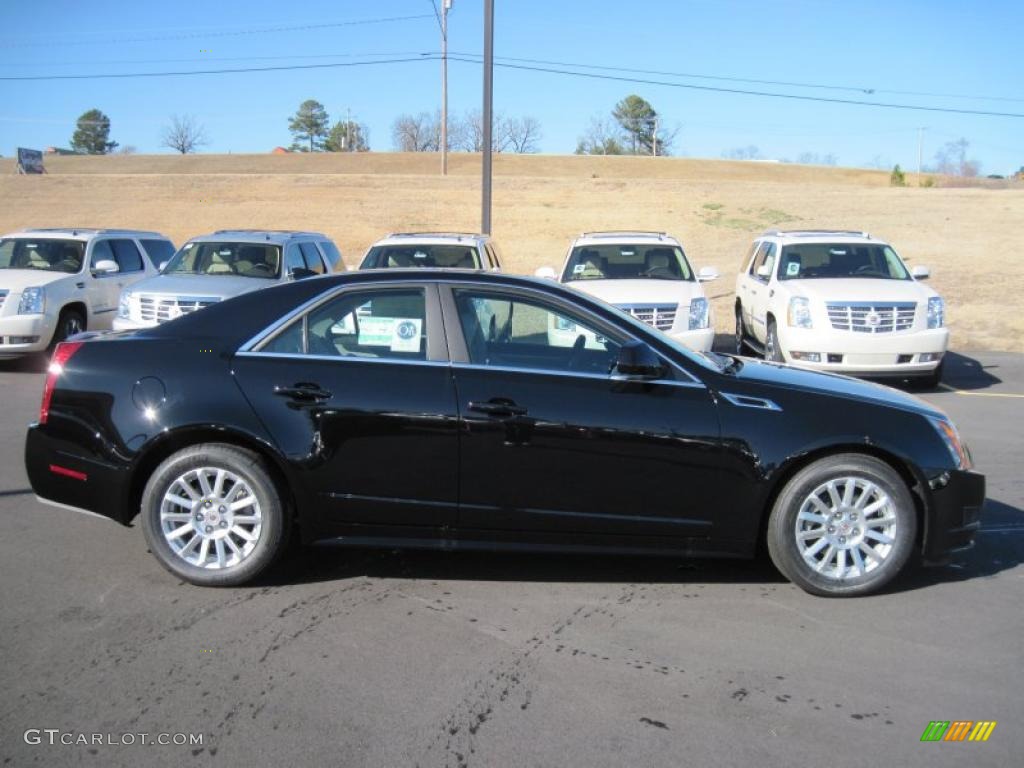 2011 CTS 3.0 Sedan - Black Raven / Light Titanium photo #6