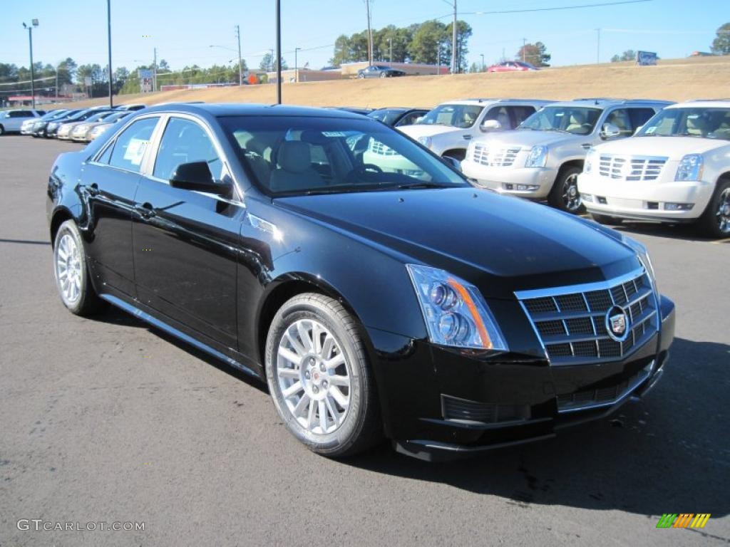 2011 CTS 3.0 Sedan - Black Raven / Light Titanium photo #7